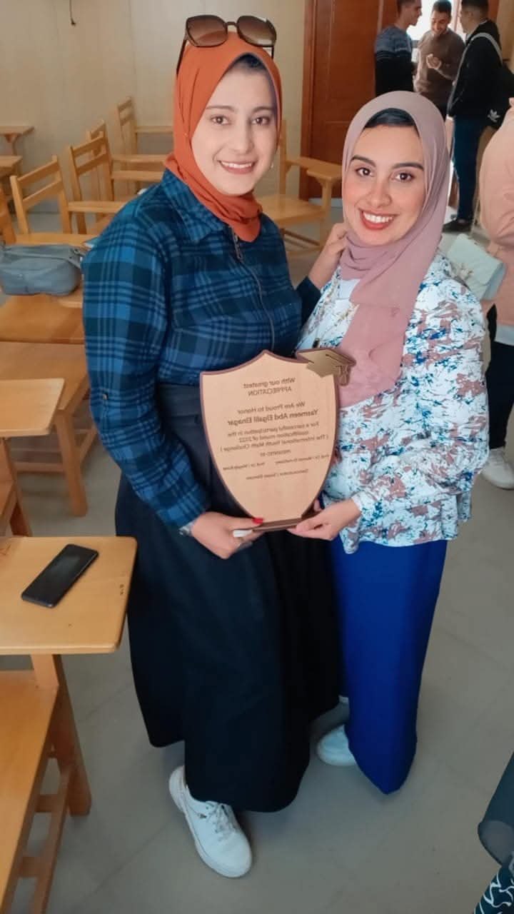 Yasmeen ElNagar became an IYMC Ambassador in Egypt