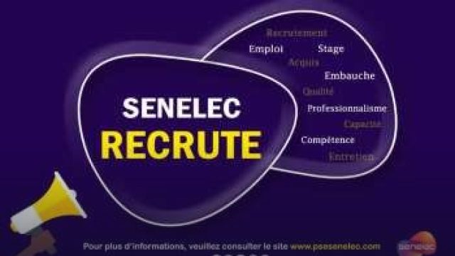Candidature Spontanée Senelec – Emploi & Stage