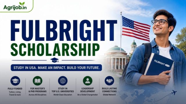 Fulbright-Nehru Fellowship Programme - Agriculture (2027-28 cycle)