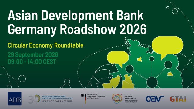 ADB-Germany Roadshow: Circular Economy Roundtable