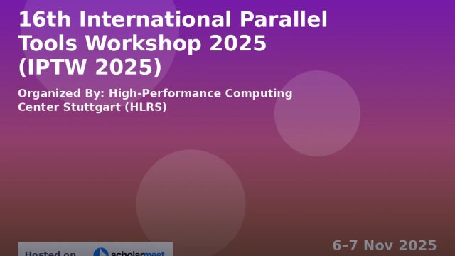 International Parallel Tools Workshop (IPTW) 2025
