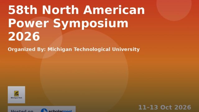 58th North American Power Symposium