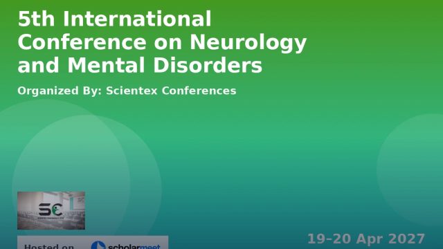 5th International Conference on Neurology and Mental Disorders