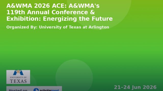A&WMA 2026 ACE: A&WMA's 119th Annual Conference & Exhibition
