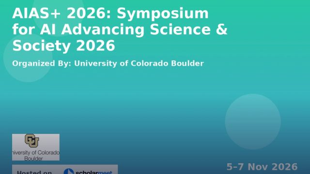 AIAS+ 2026: Symposium for AI Advancing Science & Society 2026