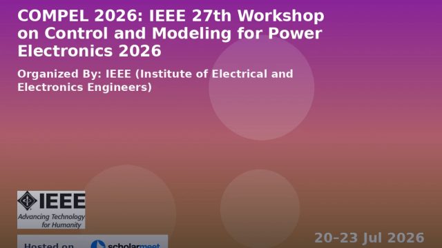 COMPEL 2026: IEEE 27th Workshop on Control and Modeling for Power Electronics