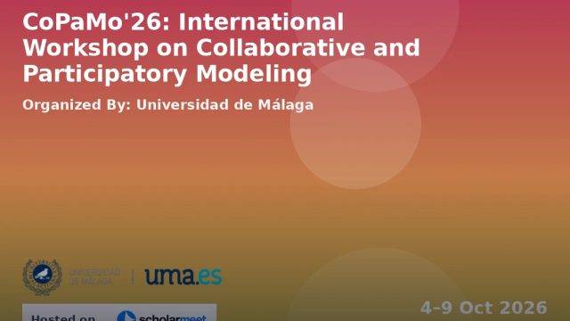 CoPaMo'26: International Workshop on Collaborative and Participatory Modeling