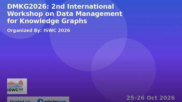DMKG2026: 2nd International Workshop on Data Management for Knowledge Graphs