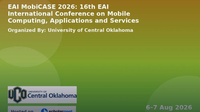 EAI MobiCASE: 16th EAI International Conference on Mobile Computing, Applications and Services