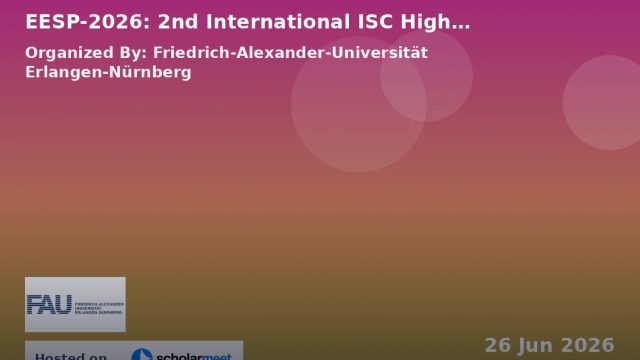 EESP-2026: 2nd International ISC High Performance Workshop on Energy Efficiency with Sustainable Performance: Techniques, Tools, and Best Practices