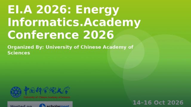 Energy Informatics Academy Conference 2026 (EI.A 2026)