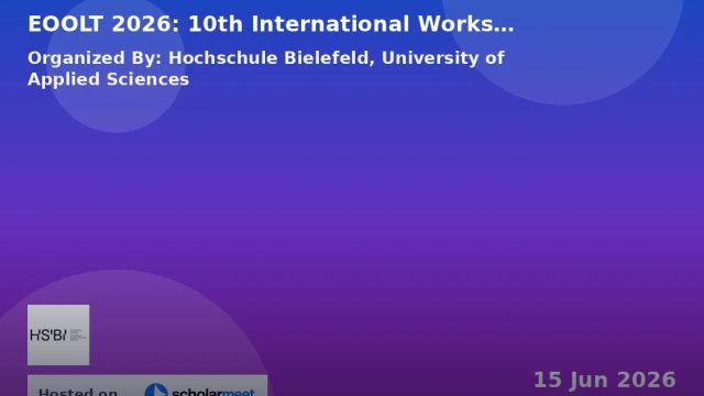 EOOLT 2026: 10th International Workshop on Equation-Based Object-Oriented Modeling Languages and Tools