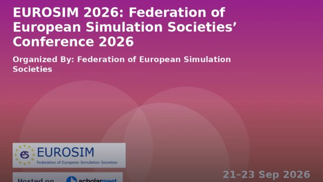 EUROSIM 2026: Federation of European Simulation Societies’ Conference