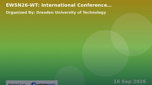EWSN26-WT: International Conference on Embedded Wireless Systems and Networks 2026 - Workshops and Tutorials