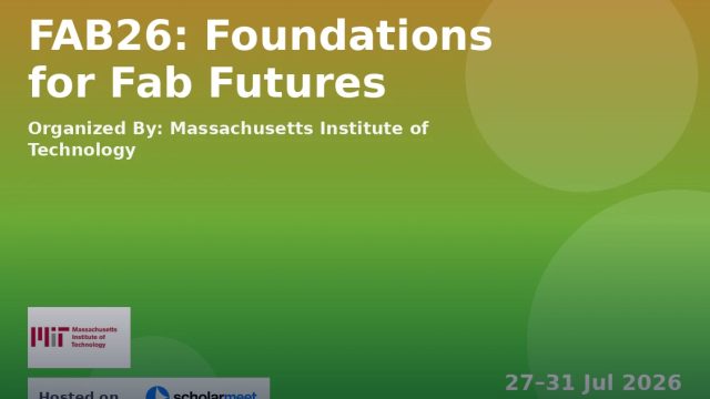 FAB26: Foundations for Fab Futures