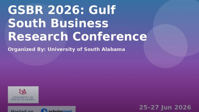 Gulf South Business Research Conference (GSBR) 2026
