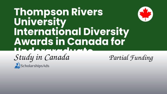 Thompson Rivers University International Diversity Award