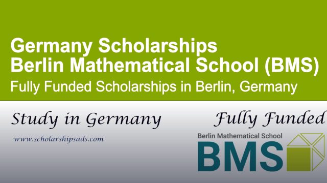 Berlin Mathematical School Scholarships 2027