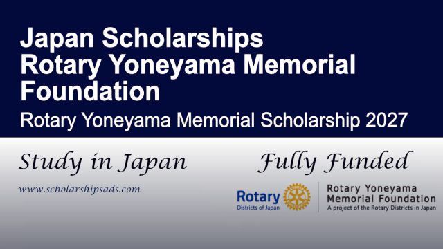 Rotary Yoneyama Memorial Scholarship for Overseas Candidates