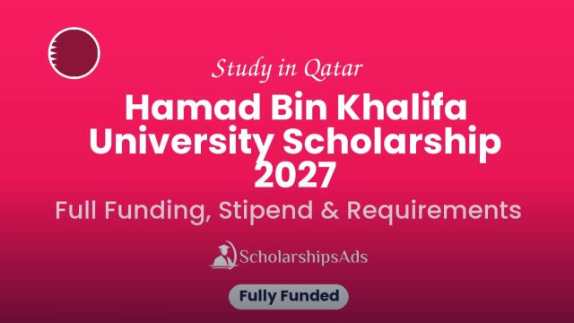Hamad Bin Khalifa University Scholarship